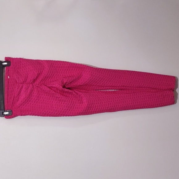 Viral butt lift spandex pink yoga pants ready to go size medium - Picture 2 of 6